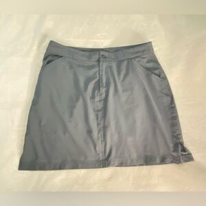 Stillwater Supply Co Savannah Skort Womens Gray Stretch Active Walking Skirt 10